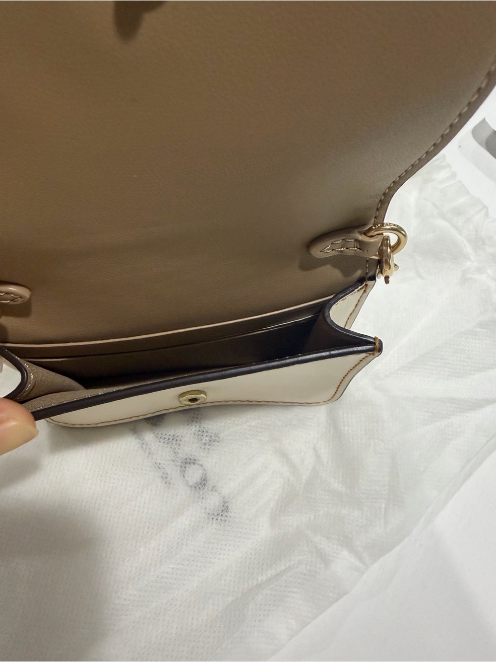NWT | COACH Mini Wallet On A Chain In Signature Canvas With Floral Applique - Picture 4 of 5